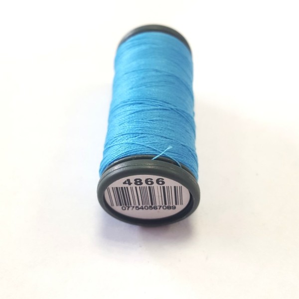 Fil a coudre - bleu 4866 - tous textiles - 120m - 100% PES - dmc - sachet 481 - Photo n°1
