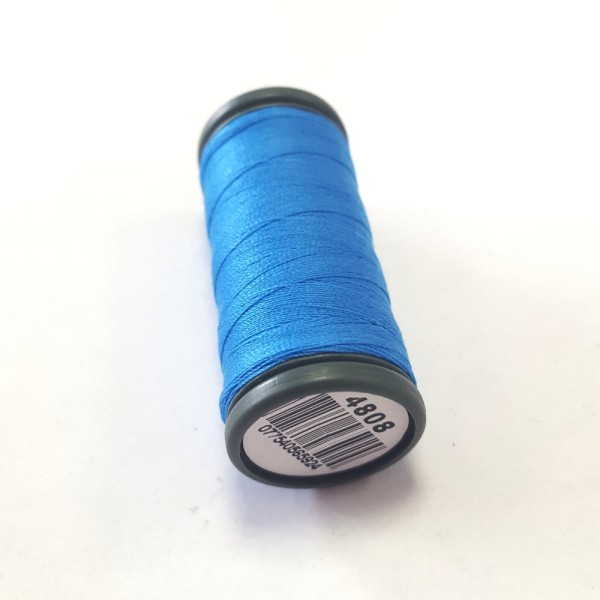 Fil a coudre - bleu 4808 - tous textiles - 120m - 100% PES - dmc - sachet 481 - Photo n°1