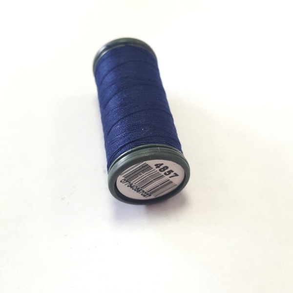 Fil a coudre - bleu 4857 - tous textiles - 120m - 100% PES - dmc - sachet 481 - Photo n°1