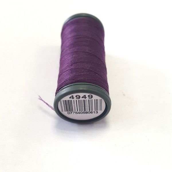 Fil a coudre - violet byzantium 4949 - tous textiles - 120m - 100% PES - dmc - sachet 484 - Photo n°1