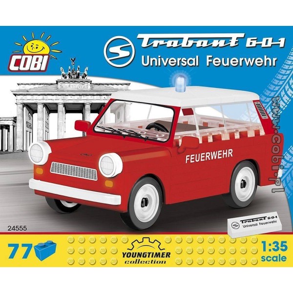 Trabant 601 Pompier - 77 pièces 1/35 Cobi - Photo n°1