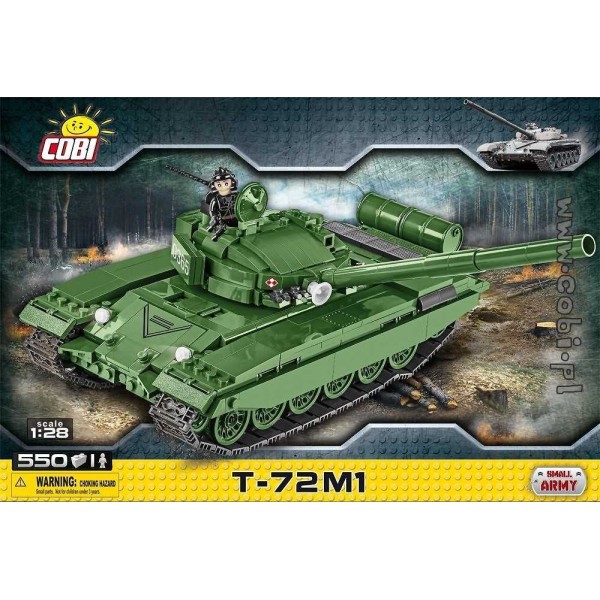 T-72 M1 - 550 pièces , 1 figurine 1/28 Cobi - Photo n°1
