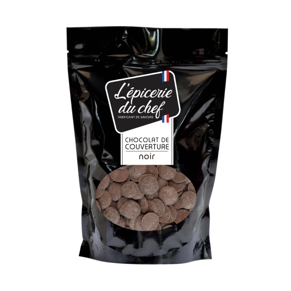 Palets de chocolat noir 500 g - Photo n°1