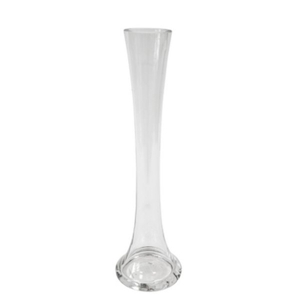 Vase soliflore Ht 30 cm transparent - Photo n°1