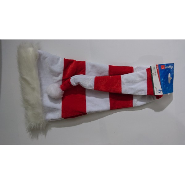 Bonnet de Noël rouge et blanc - Photo n°1
