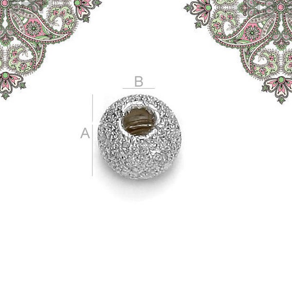 Argent 925-  lot de 20 perles  diamantées 3 mm  strass - Photo n°1