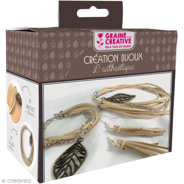 Kit Création bijoux - L'authentique - Kit bijoux adulte - Creavea