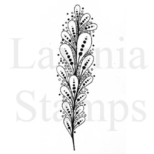Tampon clear Lavinia Stamps - Zen Leaf 2 - 11 x 3,2 cm - Photo n°1