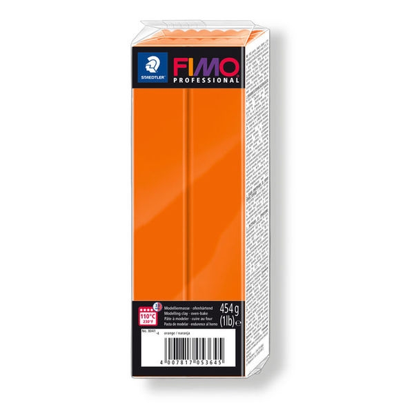 Pâte à modeler FIMO orange, 454 g - Photo n°1