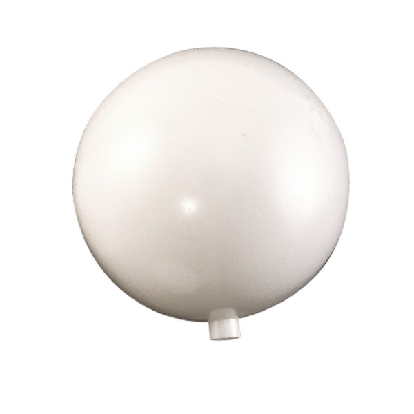 Grande Boule en plastique blanc, Ø 20 cm, avec ouverture pour fixation 15mm - Photo n°1