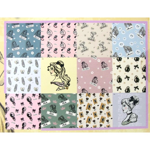 Bloc papier Disney Princesses - multicolore - 24 feuilles - 15 x 15 cm - Photo n°2