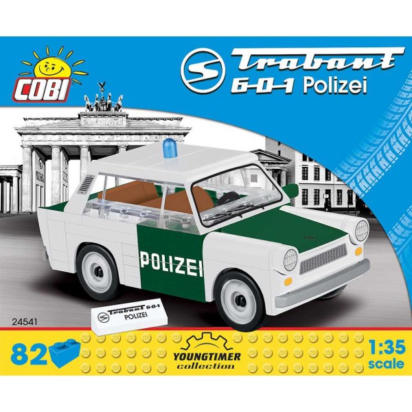 Trabant 601 Police - 82 pièces 1/35 Cobi - Photo n°1