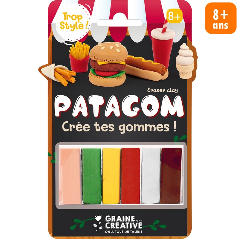Set Patagom Graine Créative - Nourriture - 6 pains - Patagom - Creavea