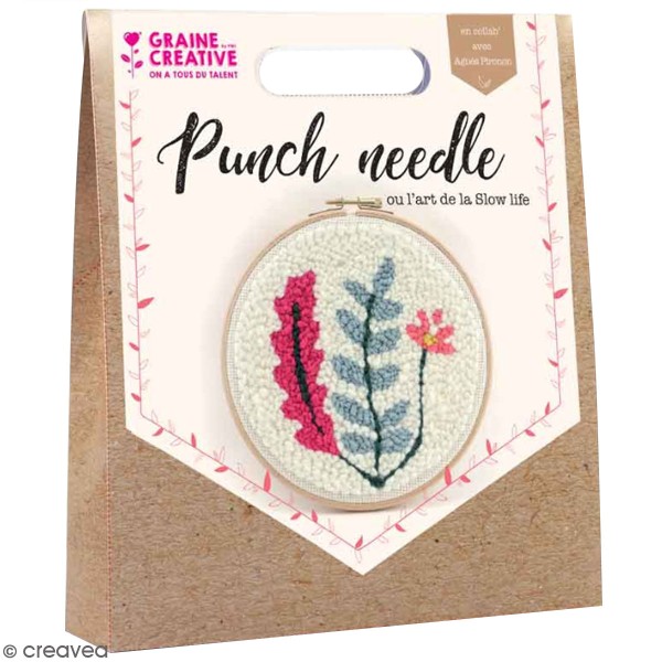 Kit punch needle - Végétal - Photo n°1