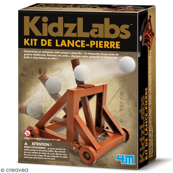 Kit Scientifique Kidz Labs - Fabrique une catapulte - Photo n°1