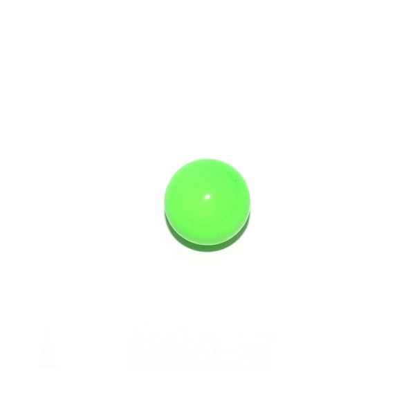 Boule musicale vert fluo 16 mm pour bola de grossesse - Photo n°1