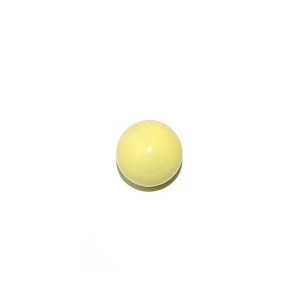 Boule musicale jaune clair 18 mm pour bola de grossesse - Photo n°1