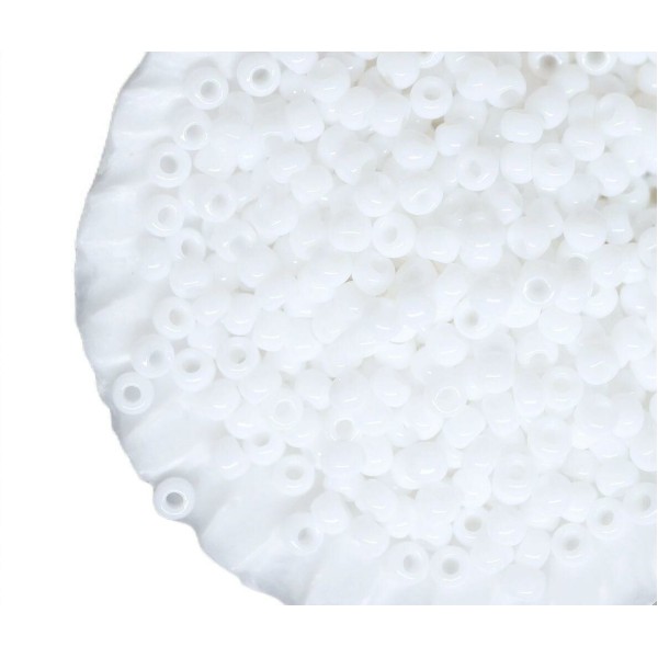 20g Opaque blanc rond verre Japonais TOHO perles de rocaille 11/0 Tr-11-41 2.2 mm - Photo n°1
