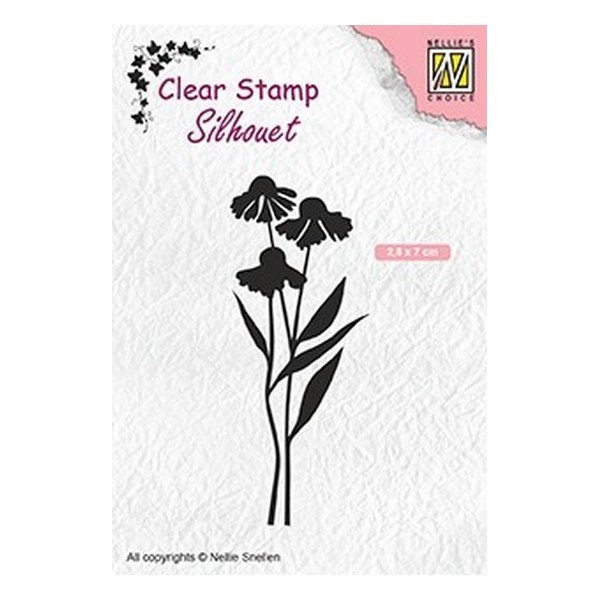Tampon transparent clear stamp scrapbooking Nellie's Choice MARGUERITTE 054 - Photo n°1