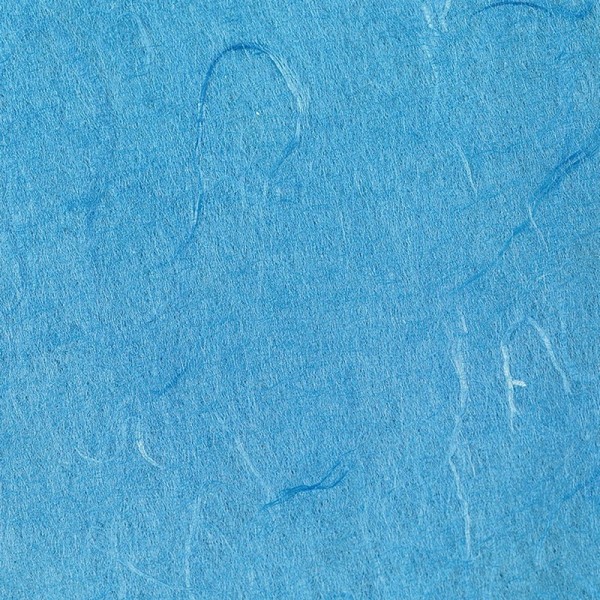 Lot de 6 feuilles de Papier de soie en fibres de mûrier, Bleu clair , dim. 47 x 64 cm - Photo n°2