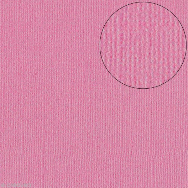 Papier scrapbooking Bazzill 30 x 30 cm - Pailleté - Bling Sassy (rose) - Photo n°1