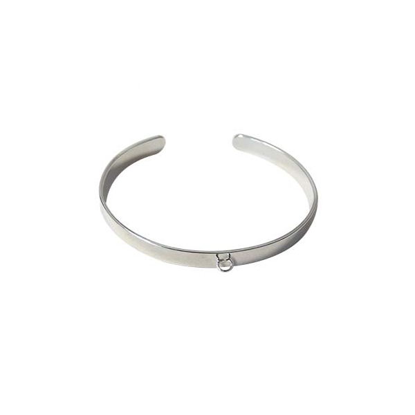 Bracelet mince ajustable avec anneau x 1un - Photo n°1