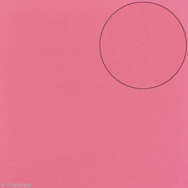 Papier scrapbooking Bazzill 30 x 30 cm - Mousse Adhésive - Rose - Photo n°1