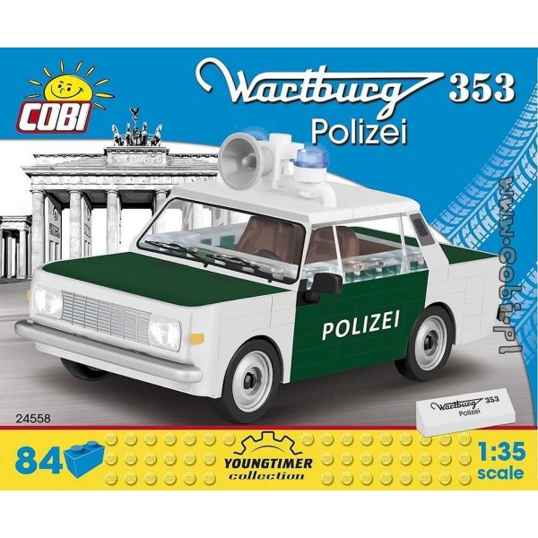 Wartburg 353 Police - 84 pièces 1/35 Cobi - Photo n°1