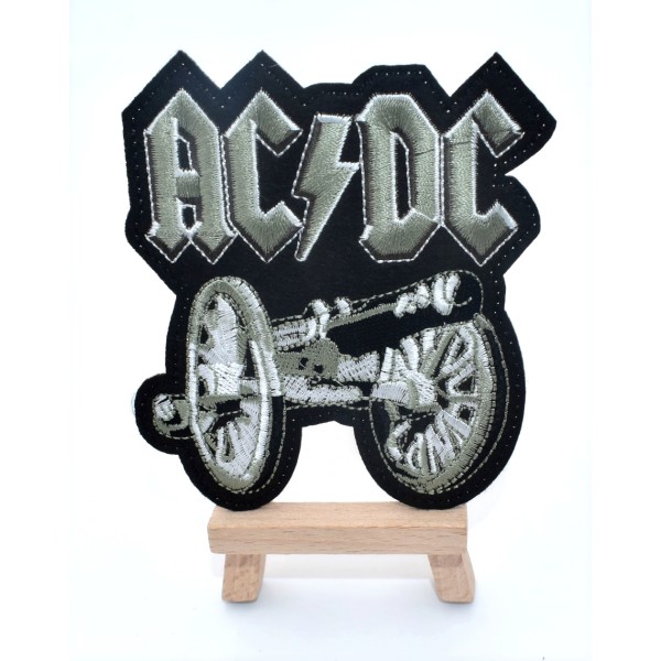 cusson brodé AC/DC patch thermocollant hard rock music 10,5 cm - Photo n°1