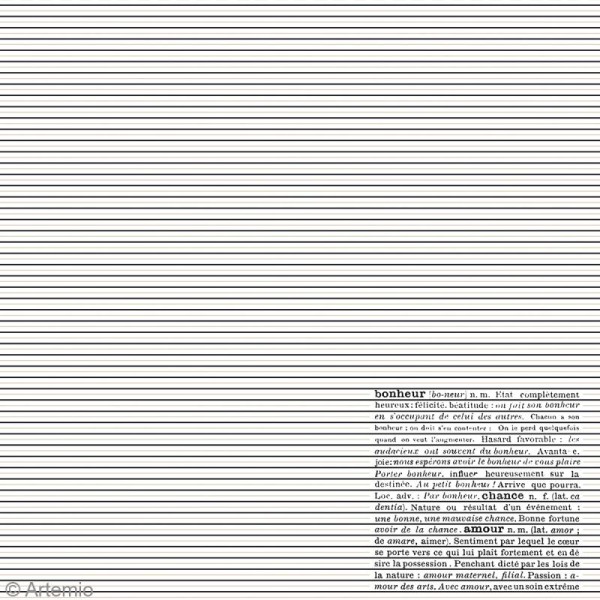 Papier Scrapbooking Artemio - Newspaper - 30,5 x 30,5 cm - 40 feuilles - Photo n°4