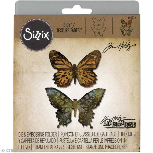 Matrice Sizzix Bigz Papillons - 2 pcs - Photo n°2