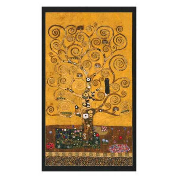 Panneau de tissu L'Arbre de vie Gustav Klimt - Photo n°1