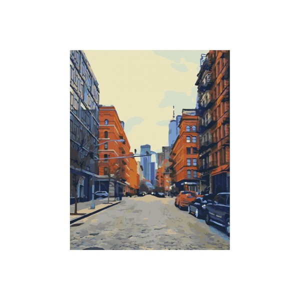 Kit de peinture par numéros - Brooklyn - 40x50 cm - Photo n°1