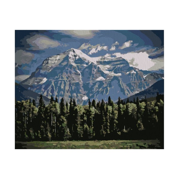 Kit de peinture par numéros - Les montagnes - 40x50 cm - Photo n°1