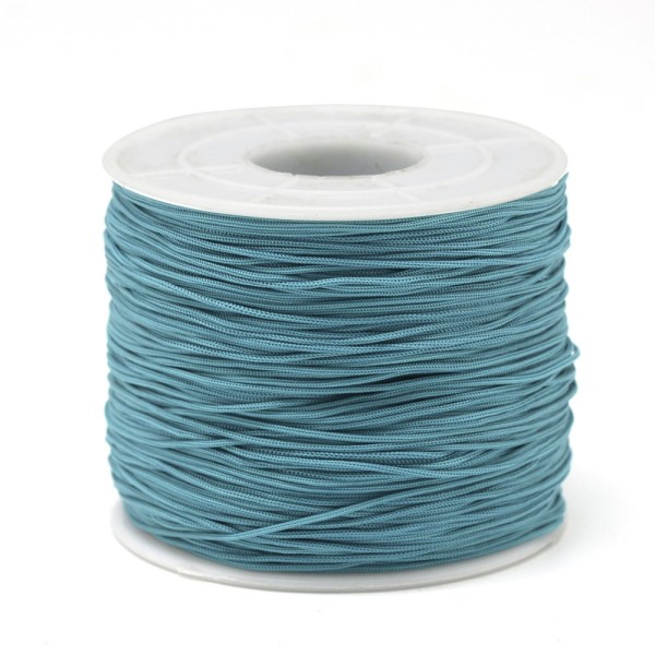 3M fil polyester bleu sarcelle 0.5mm - miyuki , macramé , shamballa ... 71 - Photo n°1