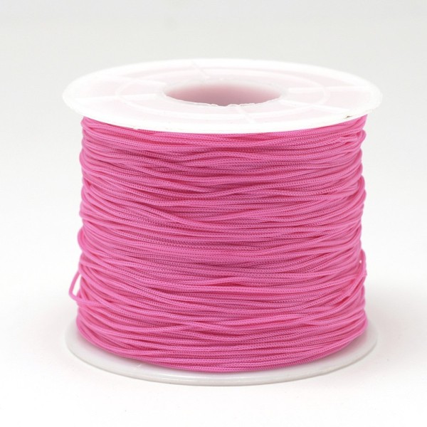 3M fil polyester rose 0.5mm - miyuki , macramé , shamballa ... 106 - Photo n°1