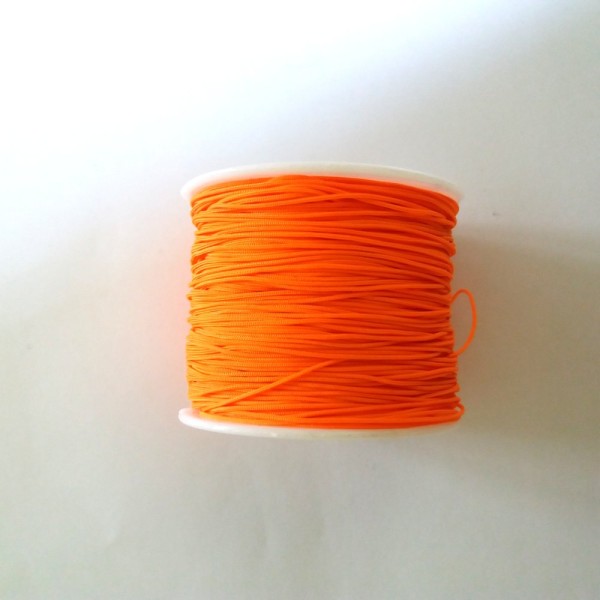 3M fil polyester orange 0.5mm - miyuki , macramé , shamballa ... 172 - Photo n°0