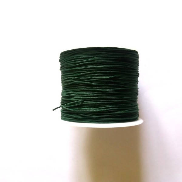 3M fil polyester vert sapin 0.5mm - miyuki , macramé , shamballa ... 258 - Photo n°1