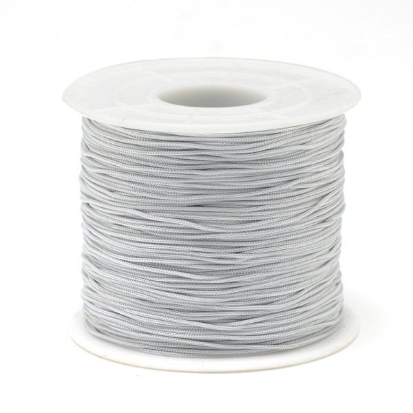 3M fil polyester gris clair 0.5mm - miyuki , macramé , shamballa ... 484 - Photo n°1