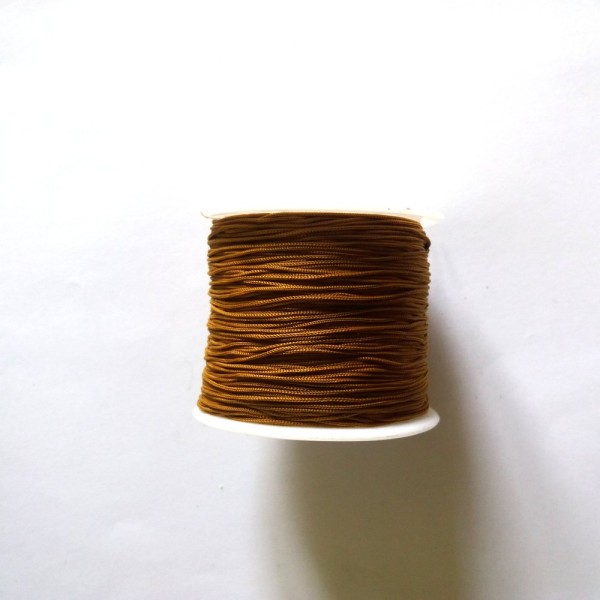 3M fil polyester marron mordoré 0.5mm - miyuki , macramé , shamballa ... 563 - Photo n°1