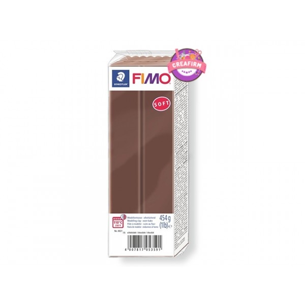 Pâte Fimo Soft 454g Chocolat N°75 - Photo n°1