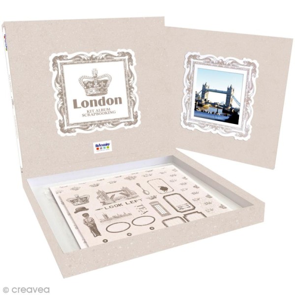 Kit album Scrapbooking - Londres - Photo n°1