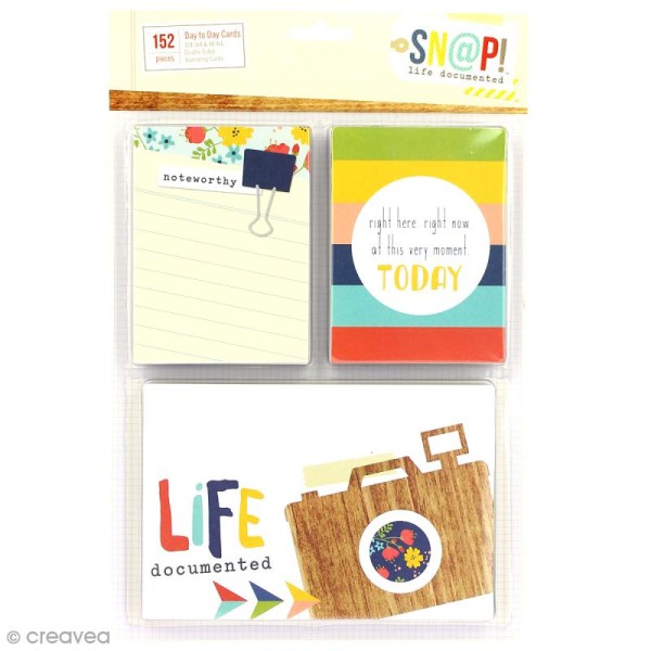 Assortiment cartes Snap Simple Stories - SNAP life documented - 152 pcs - Photo n°1