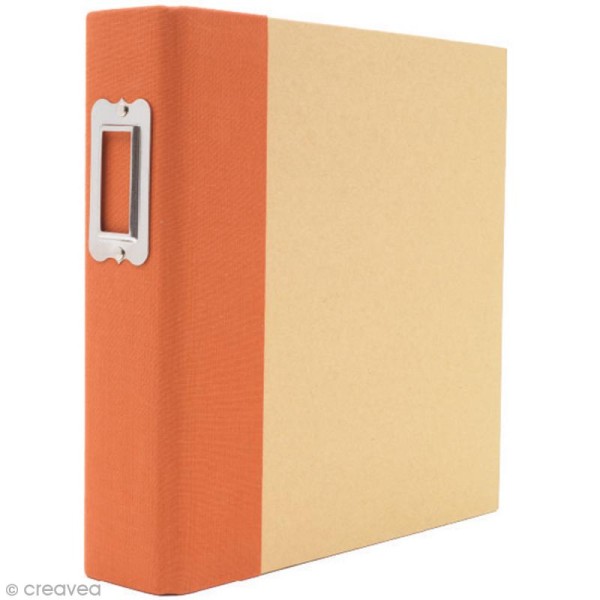 Album scrapbooking Simple Stories - SNAP Binder - Orange - 22 x 21 cm - Photo n°1