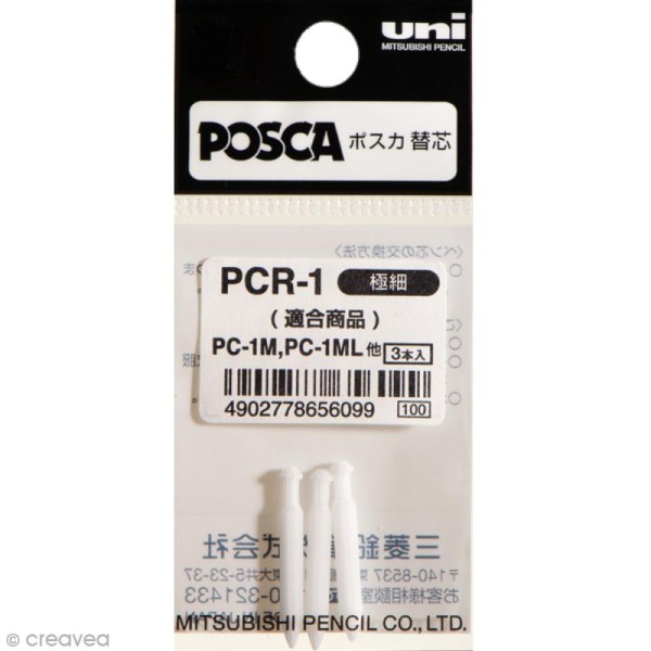 Recharge Pointe Feutre Posca - PCR-1 - 3 pcs - Photo n°1