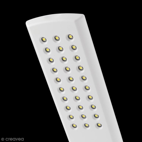 Lampe à LED Foldi Grise et blanche - Photo n°3