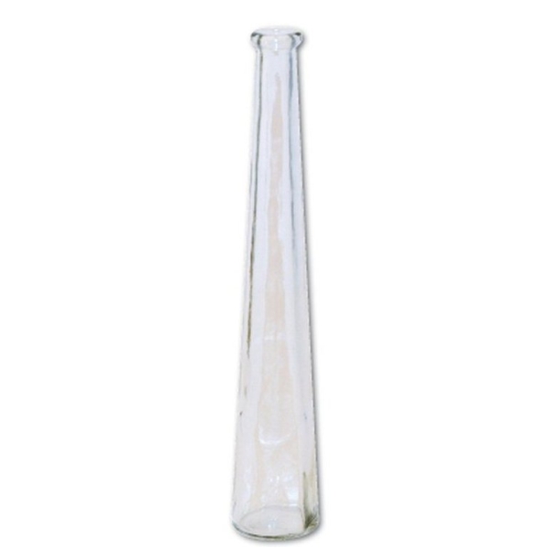 Vase Haut et étroit en verre à décorer Ø 5 cm-3 cm 30 cm H 
