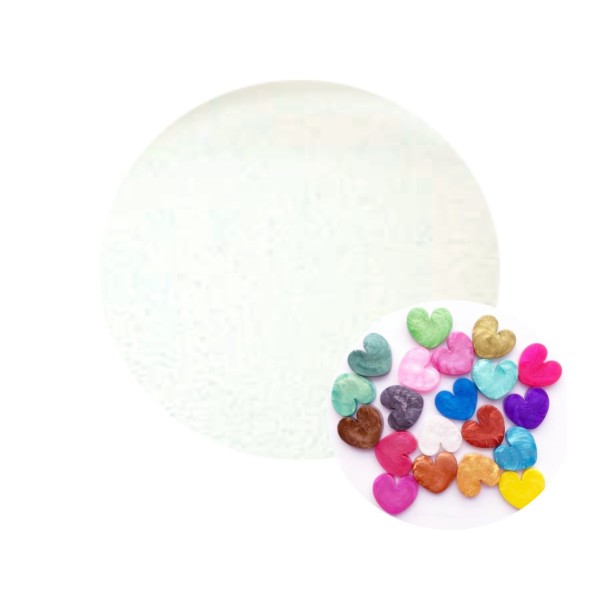 1pc Métallique Perle Blanc Cosmétique Mica Poudre Pigment Pour La Fabrication De Savon Bricolage Bou - Photo n°1