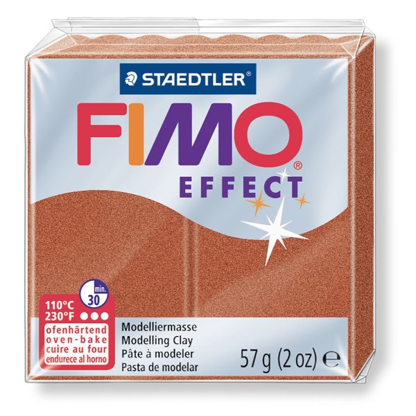 FIMO Cuivre Effet 57 octies, Argile de Polymère, un Four d'Argile, modelage en Argile, l'Argile à la - Photo n°1
