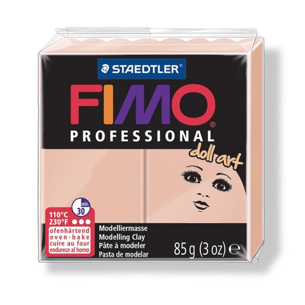 FIMO Professional Dollart 85g d'un Rose Léger semi-transparent, de l'Argile de l'Artisanat, le Livre - Photo n°1